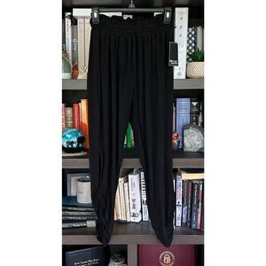 NWT Michael Lauren x Revolve Soft Black Jogger Style Pant Size XS